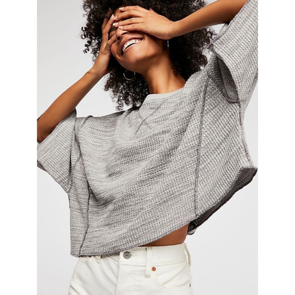 Free People | Grey Tee (NWOT)